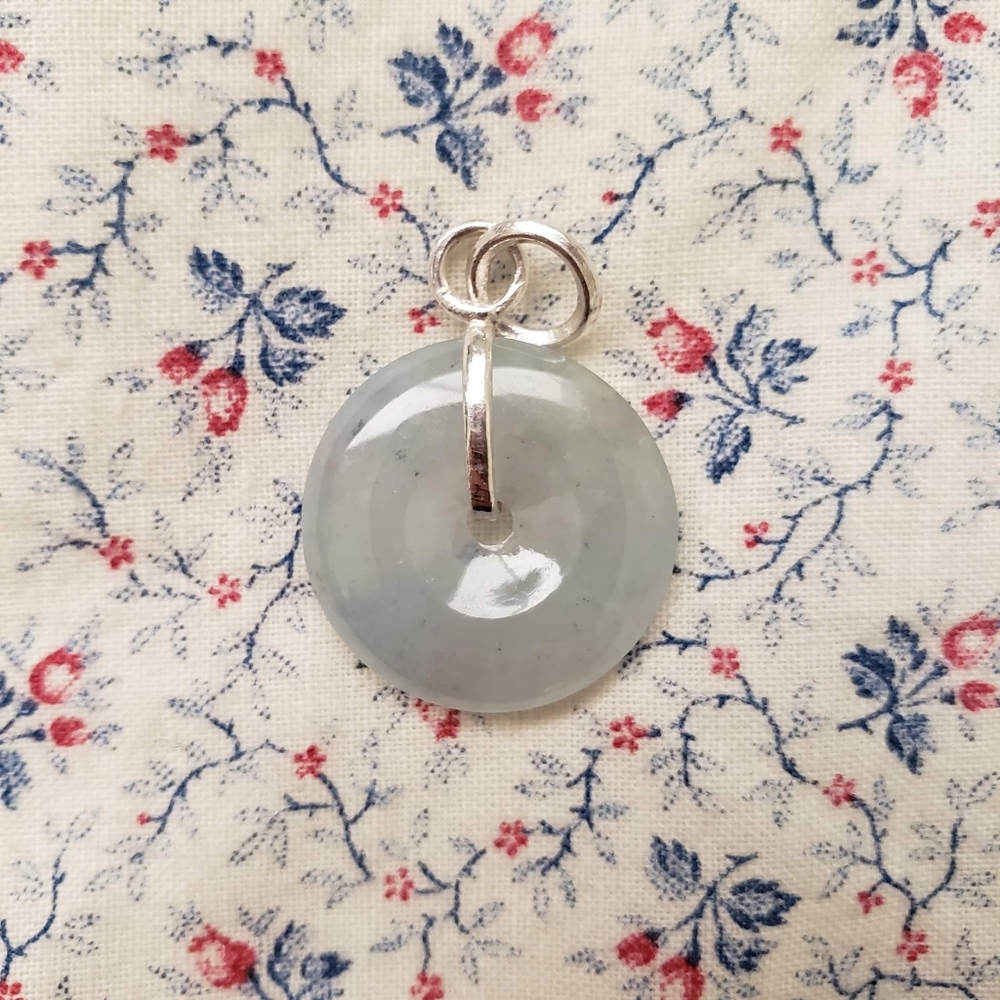 Jade Donut Pendant